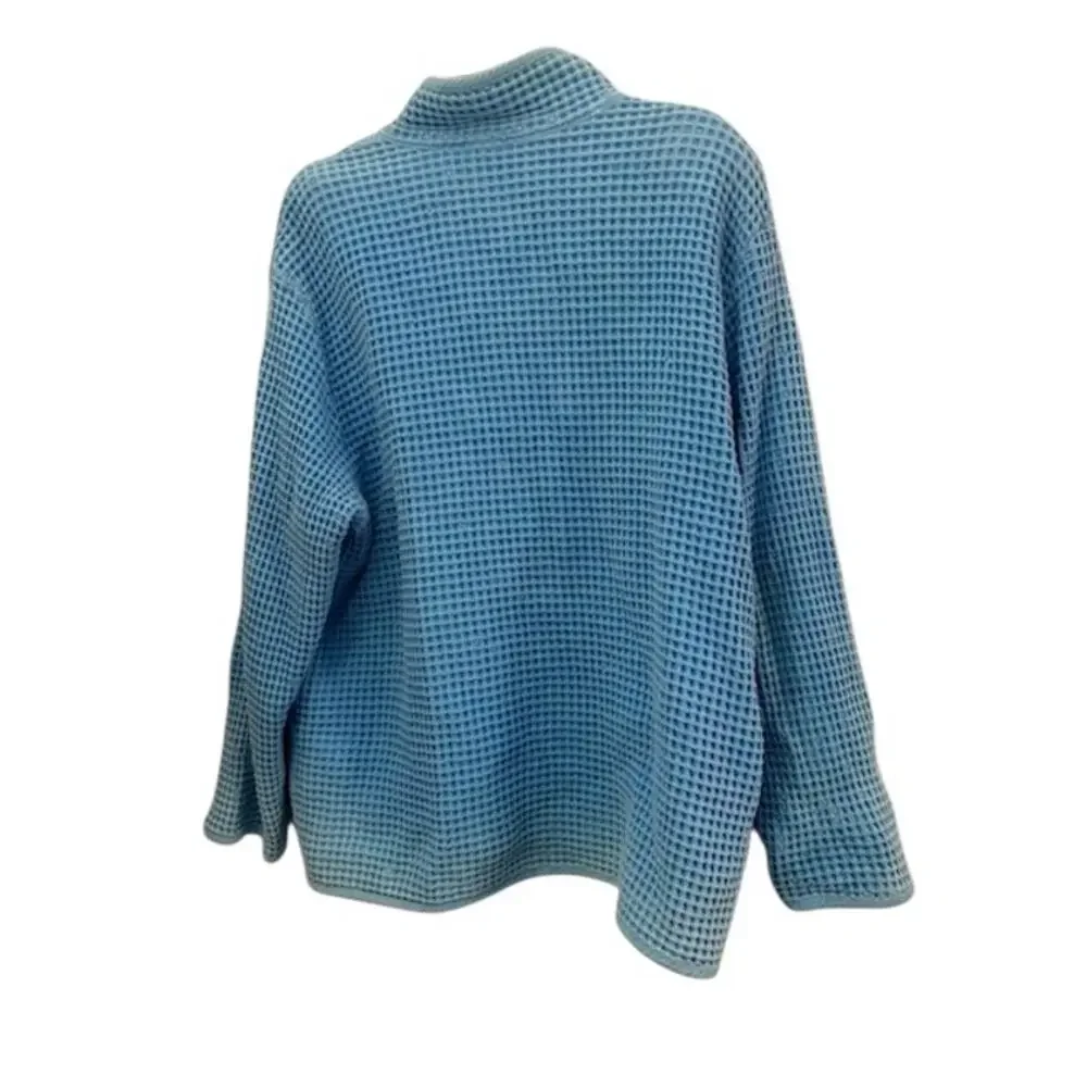 Focus Casual Lifestyle Collection Waffle Jacket Vintage Cotton Beachy Textured